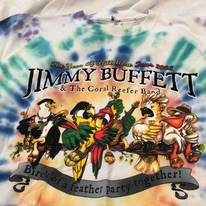 Jimmy Buffett 2008 tour tie dye shirt 2xgraphics